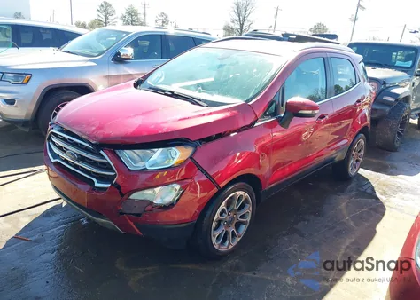 2020 Ford Ecosport Titanium z USA, uszkodzony, nr VIN MAJ3S2KE2LC382942
